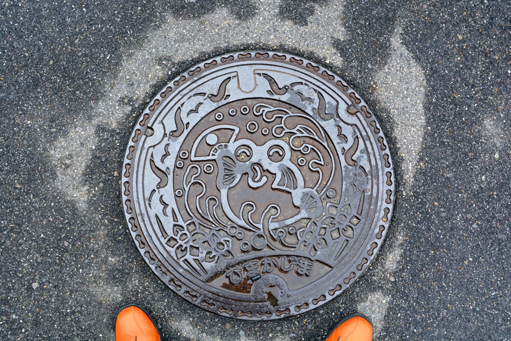 マンホール（ふぐ）
