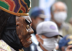 お練り祭り 東野大獅子 マスク&マスク