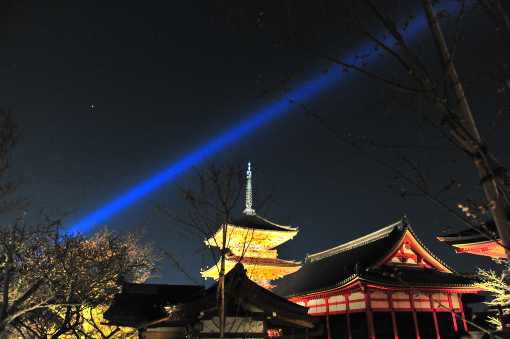 京都の旅【清水寺/ﾗｲﾄｱｯﾌﾟ】