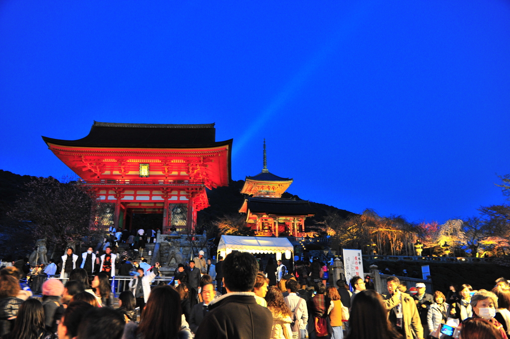 京都の旅【清水寺/ﾗｲﾄｱｯﾌﾟ】