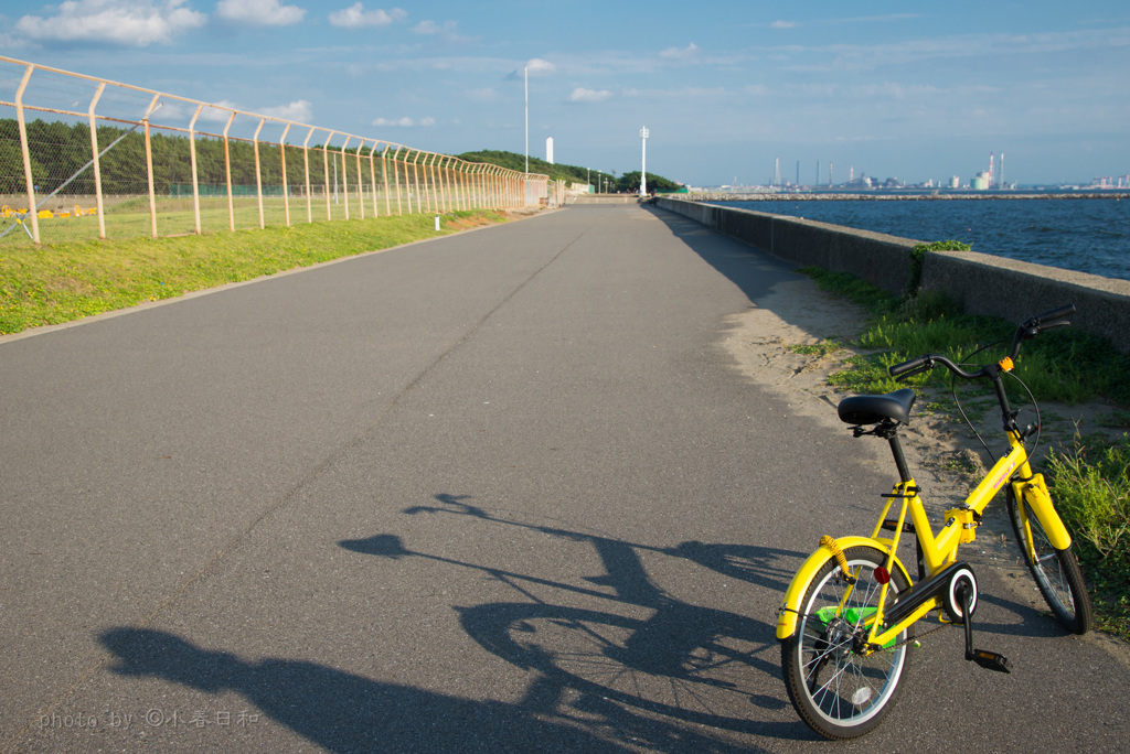黄色い自転車