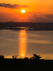 夕景（日没前）