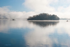 檜原湖の朝風景（そのⅡ）