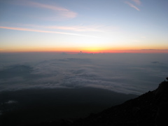 富士山頂からのご来光っ！2