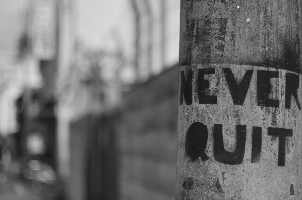 NEVER QUIT