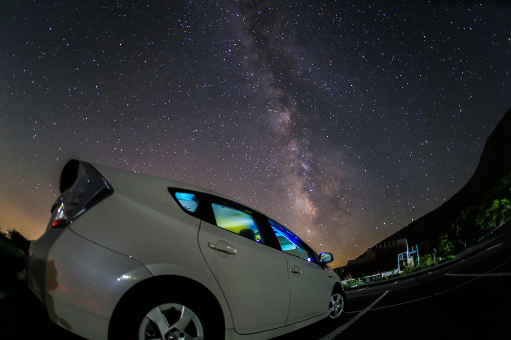 『那須高原で出会った星空』