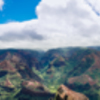 The view of waimea canyon