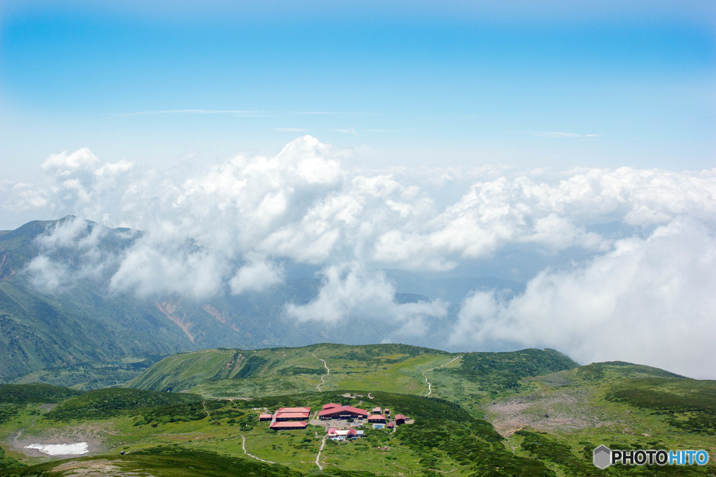 白山　山頂から