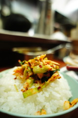 キムチとごはん