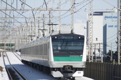 地元の駅にて