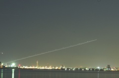 暁公園から羽田空港を望む