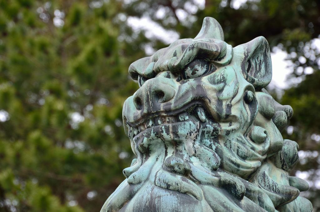 尾山神社 狛犬