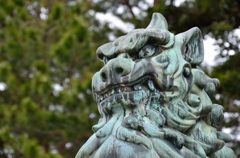 尾山神社 狛犬