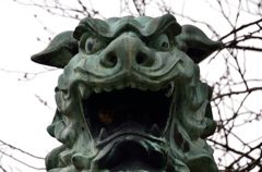尾山神社 狛犬
