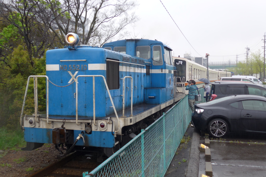 日本のレールを踏むのはここが最後となる車両