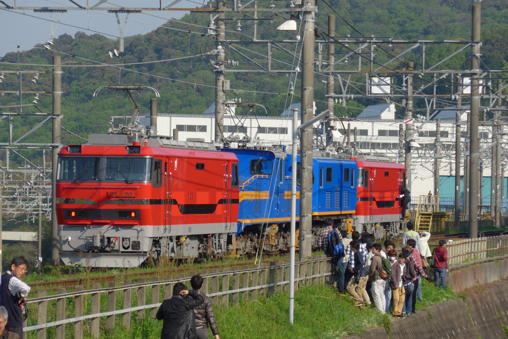 名鉄新旧デキ4重連