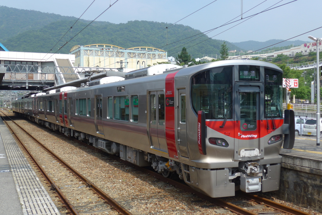 広島地区に新型車両がやってきた