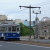 被爆電車と原爆ドーム