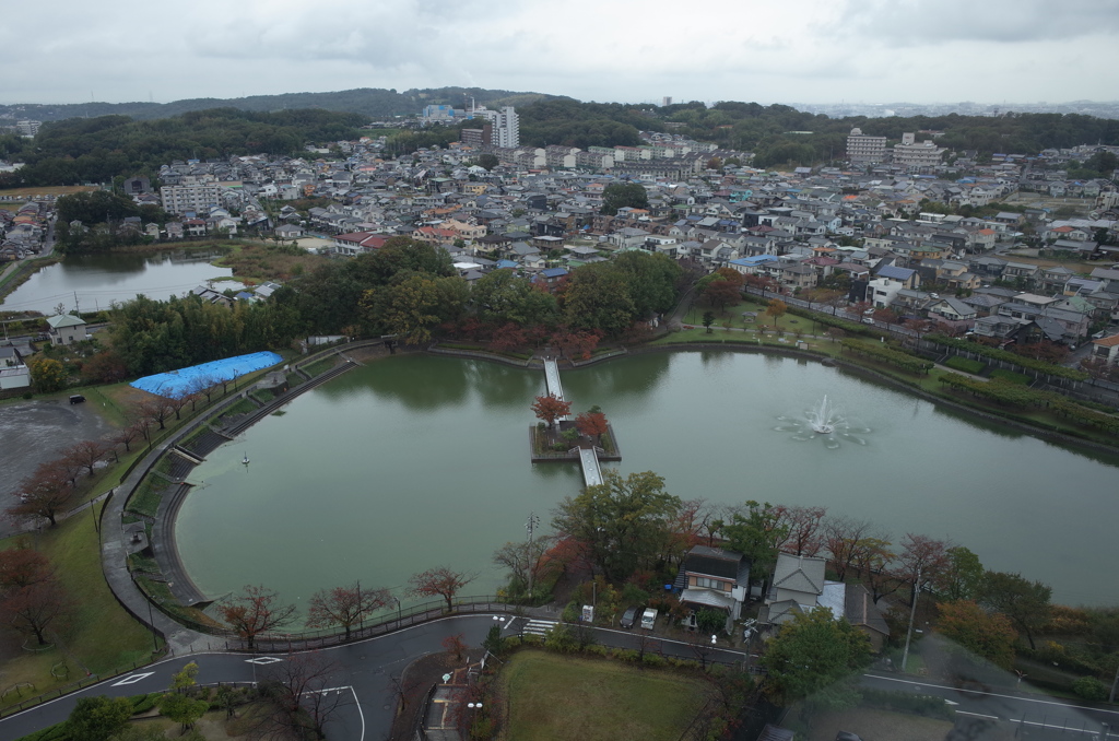 愛知県尾張旭市 スカイワードあさひの貯め池