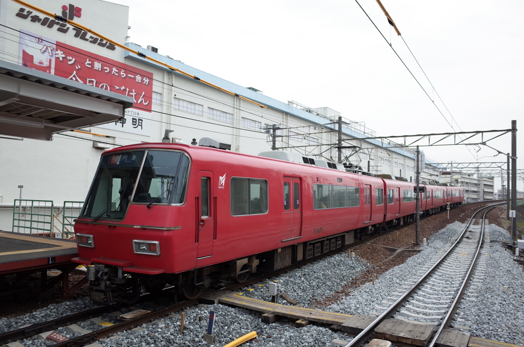 名鉄5300系(SR) 全車一般車 特急内海行き