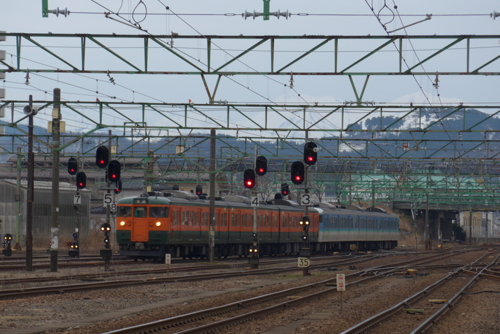 列車を小さく雰囲気を重視