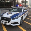 韓国警察ヒュンダイのパトカー