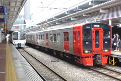 JR九州の赤い電車