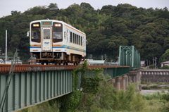 天竜川を渡る天竜浜名湖鉄道