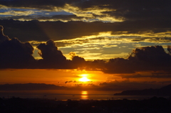 夏の夕暮れ