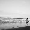 海　モノクロ