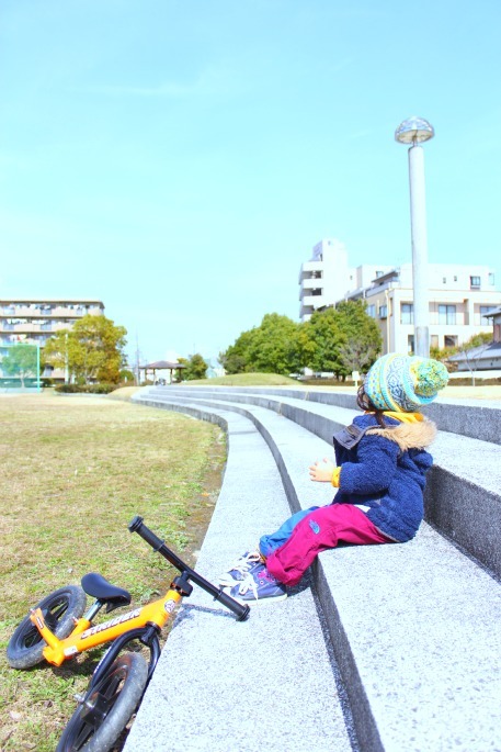 ストライダーと散歩