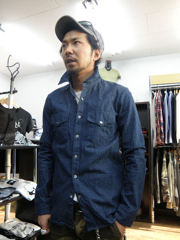 【+8 PARIS ROCK 】Denim Western Shirtsデニムウ