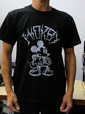 【+8 ROCK WITH DISNEY】ロックミッキーTシャツ INDIAN 