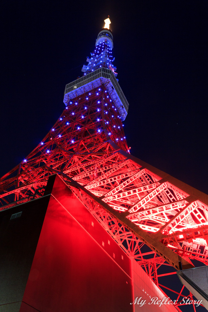 世界自閉症啓発デー限定の東京タワー