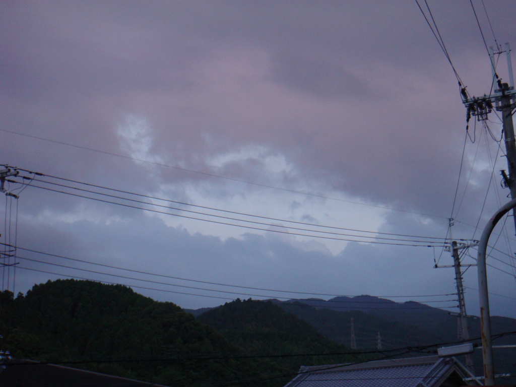 雨への予兆