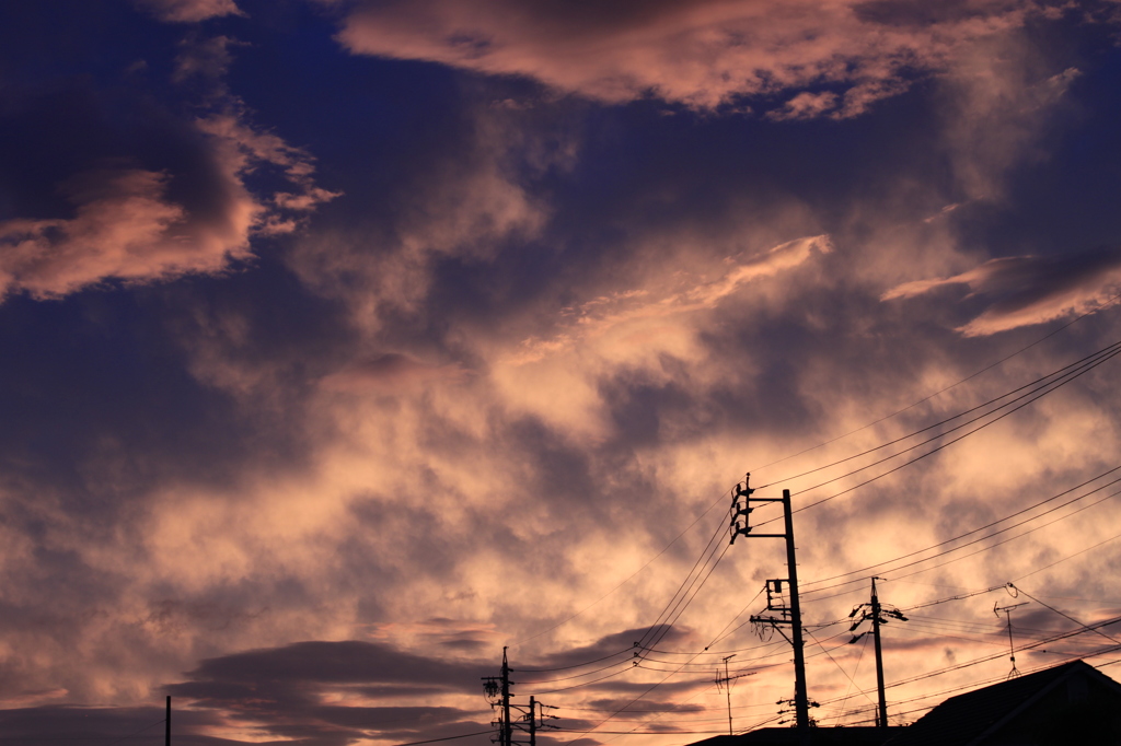 初夏の夕景