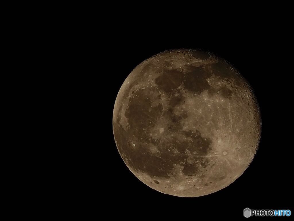 昨夜の月