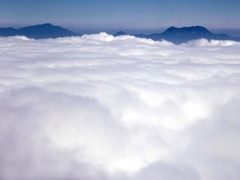 雲海　　・・綿のような