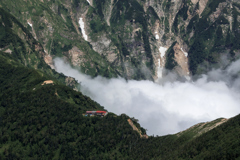 天空の山小屋　・・・山小屋のある風景