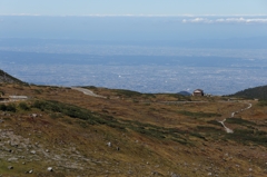 富山平野遠望