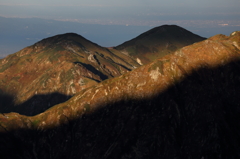 光差す大日連山