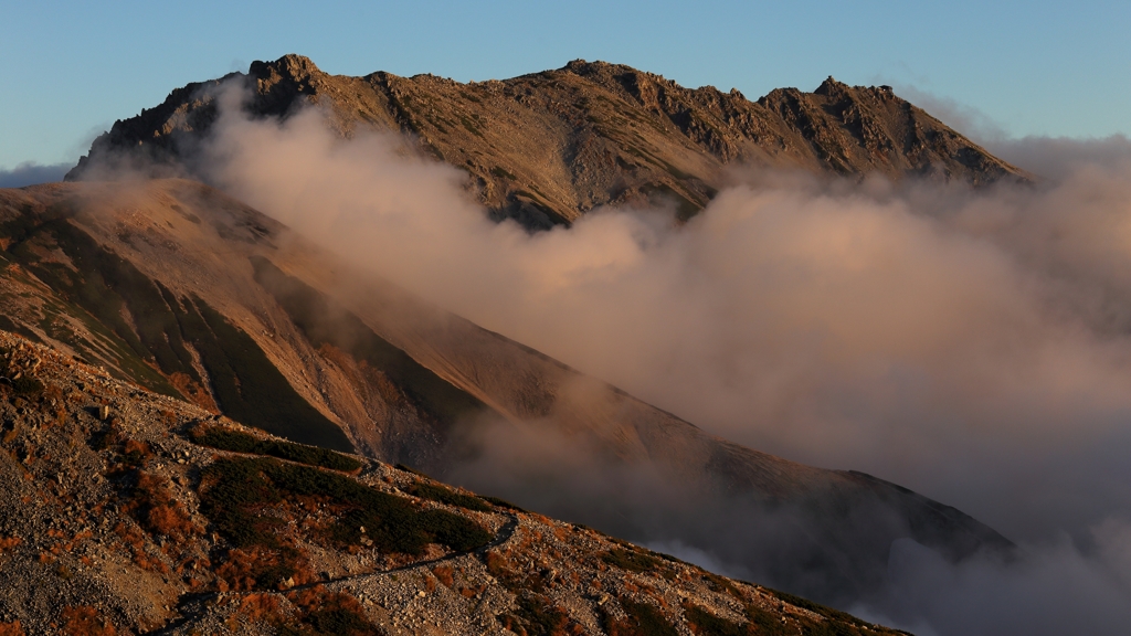 立山夕照