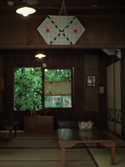 茶屋にて