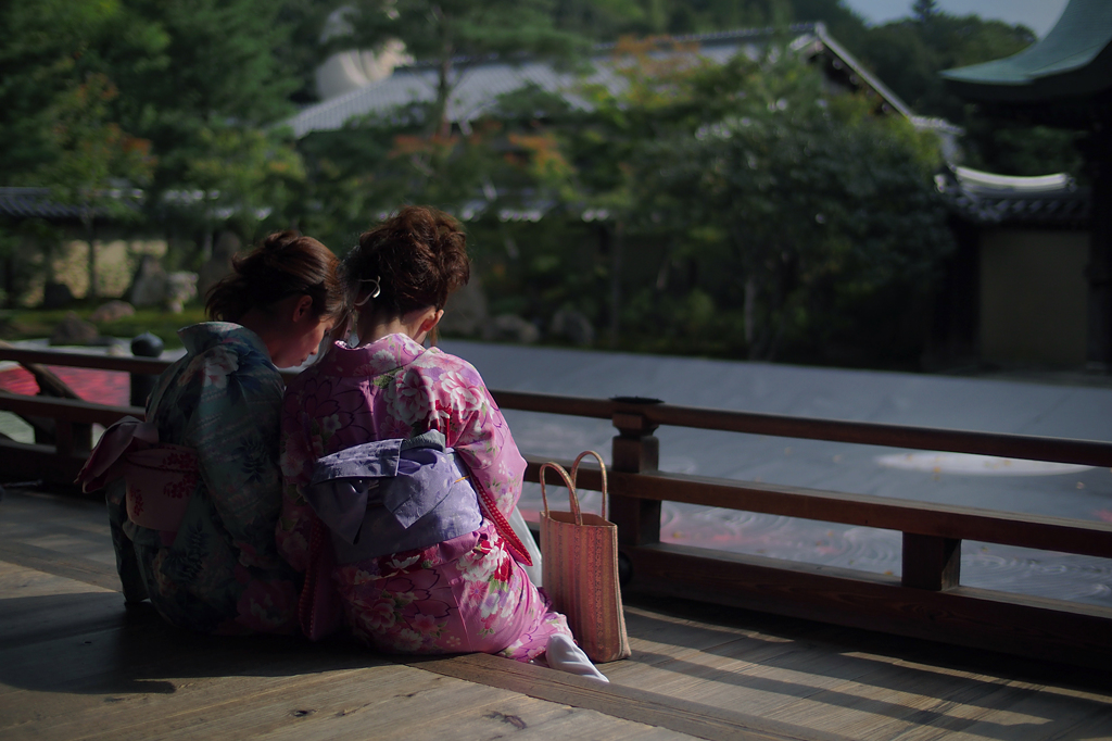 高台寺にて