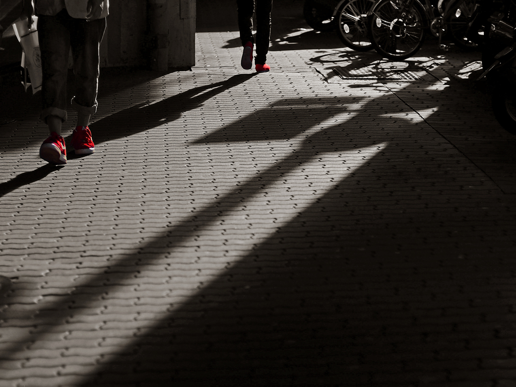 Red shoes