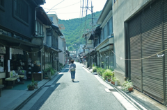 港町を歩く