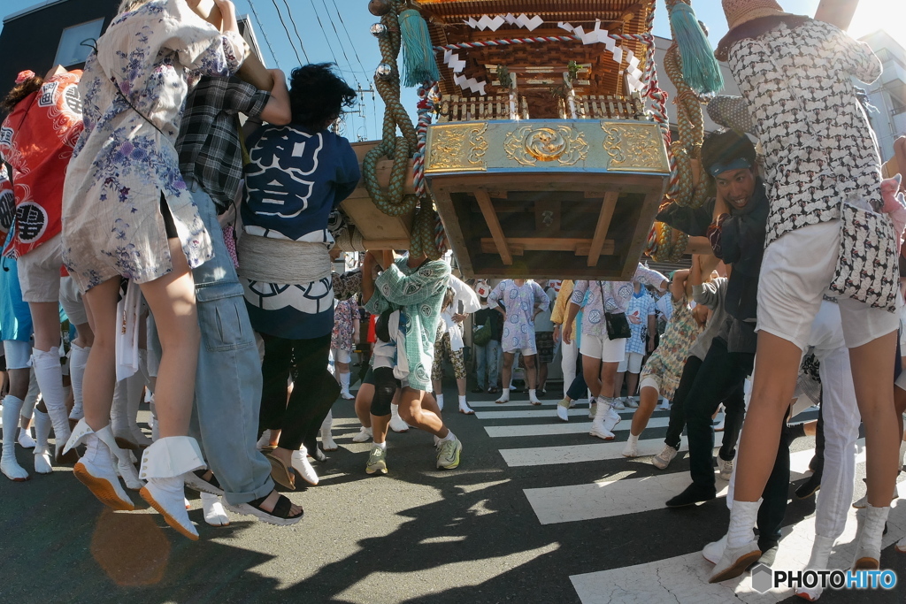 猛暑の夏祭り③