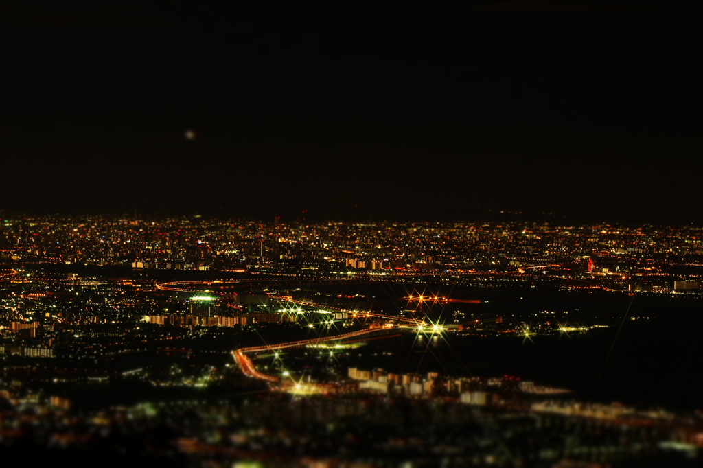 神戸六甲山からの夜景
