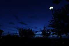 夏の夕暮れに