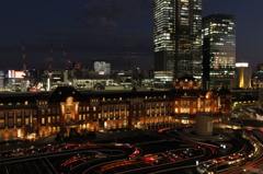 東京駅夜景